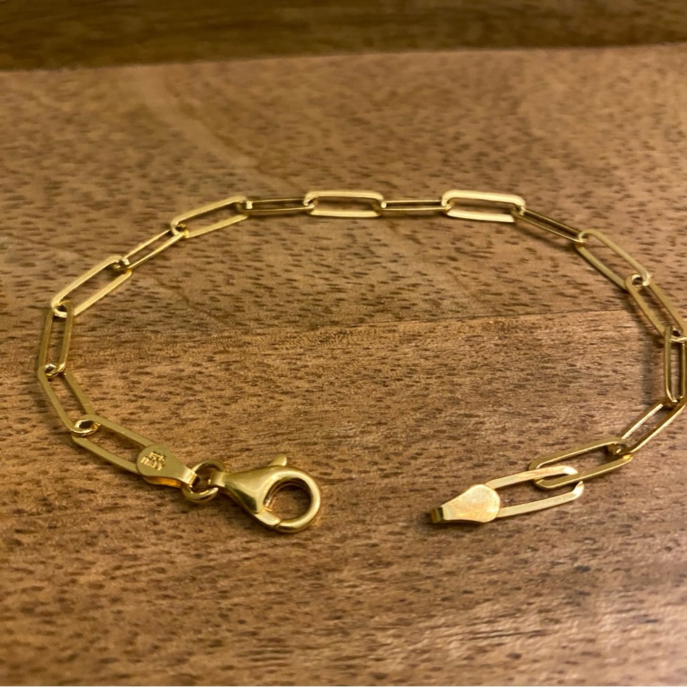 18K Gold Plated Link Bracelet